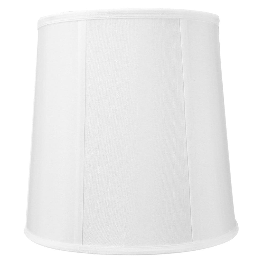 10x12x12 White Linen Fabric Drum Lampshade