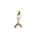 Rainbow Charm, Gold | Charm Bar | Charm Necklace or Bracelet