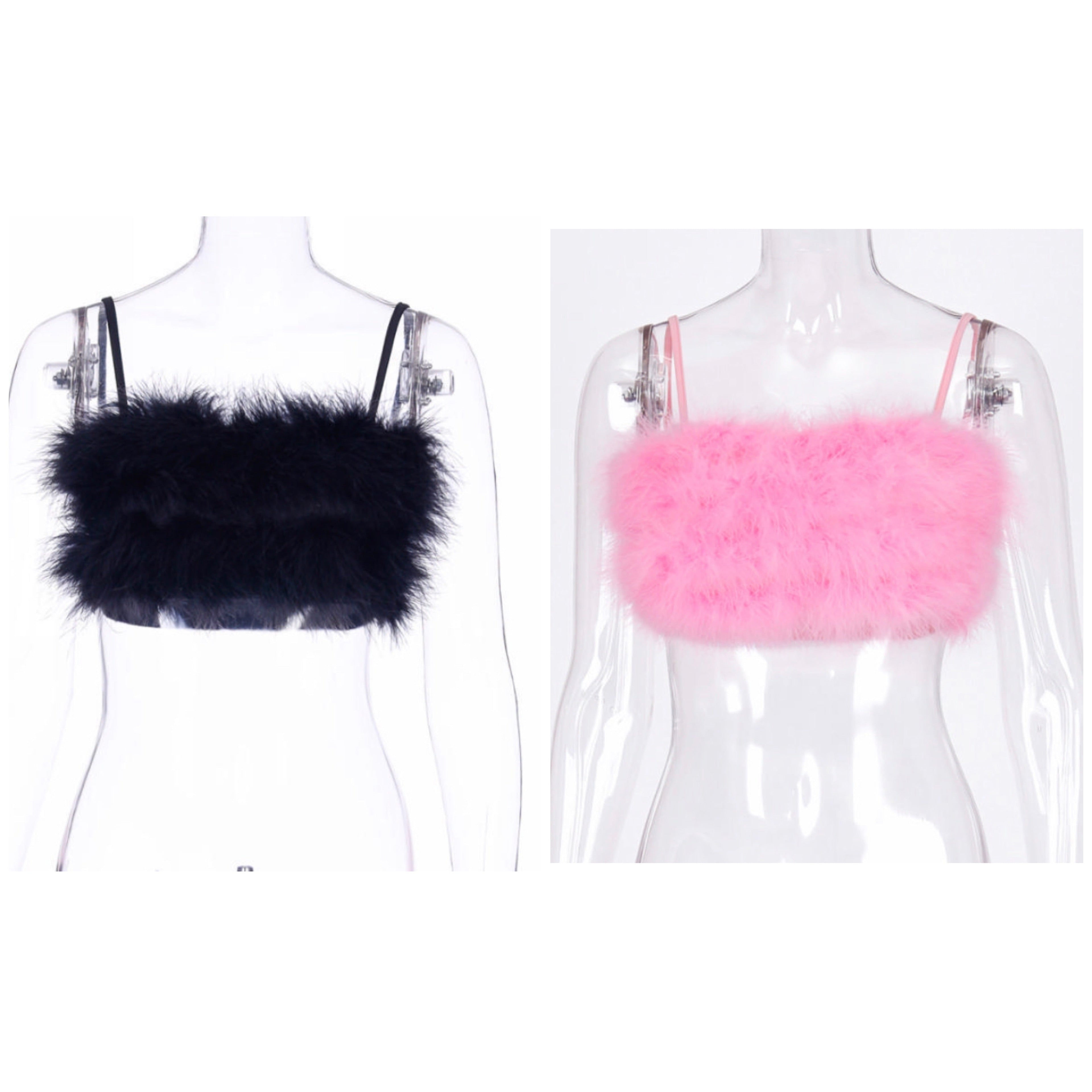 Fuzzy Bra Top