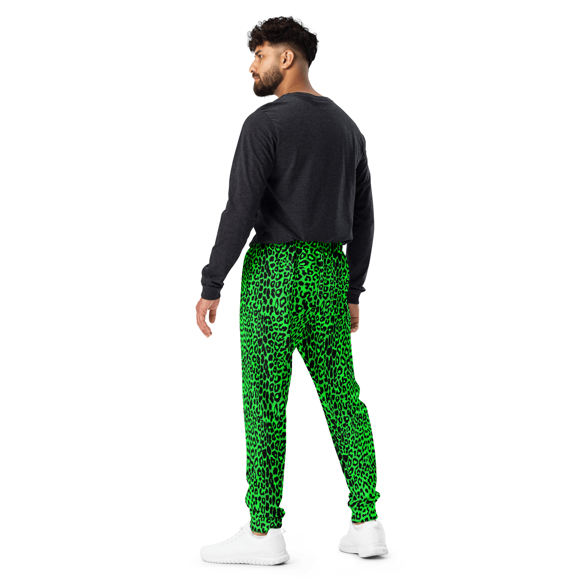 Lime Leopard Unisex Joggers