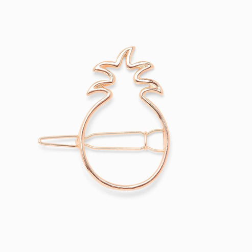Pineapple Hair Barrette