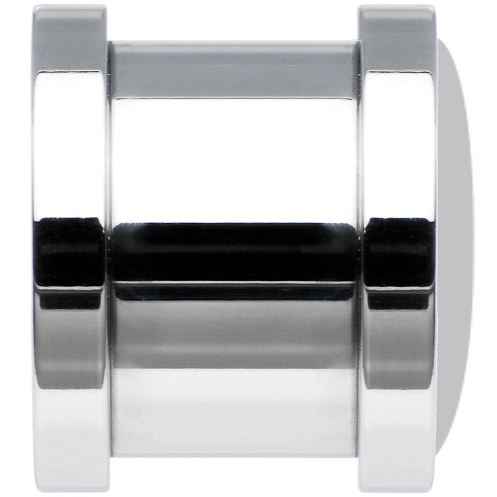 Blue Floral Lace Steel Screw Fit Plug Set 0G