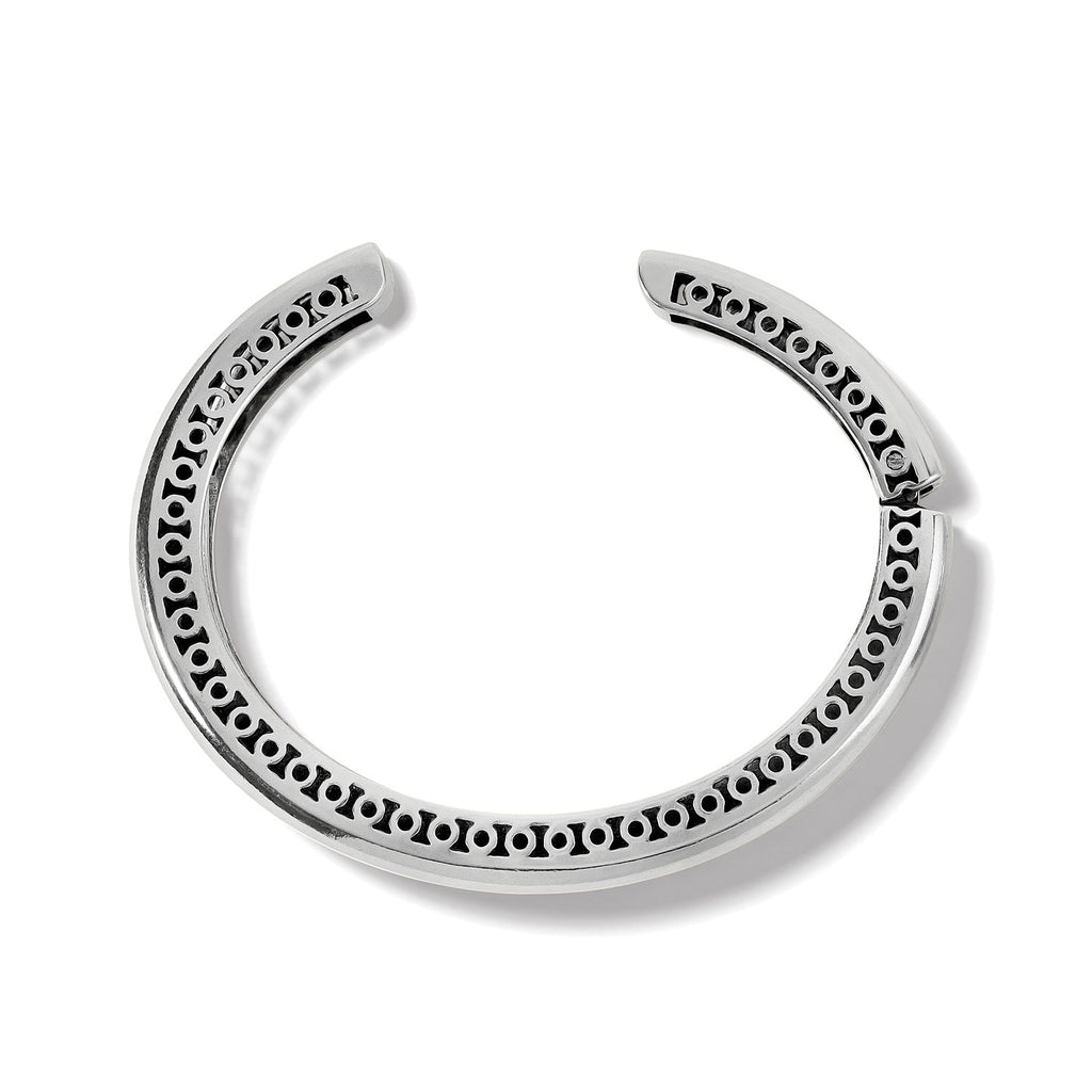 Inner Circle Double Hinged Bangle SIL