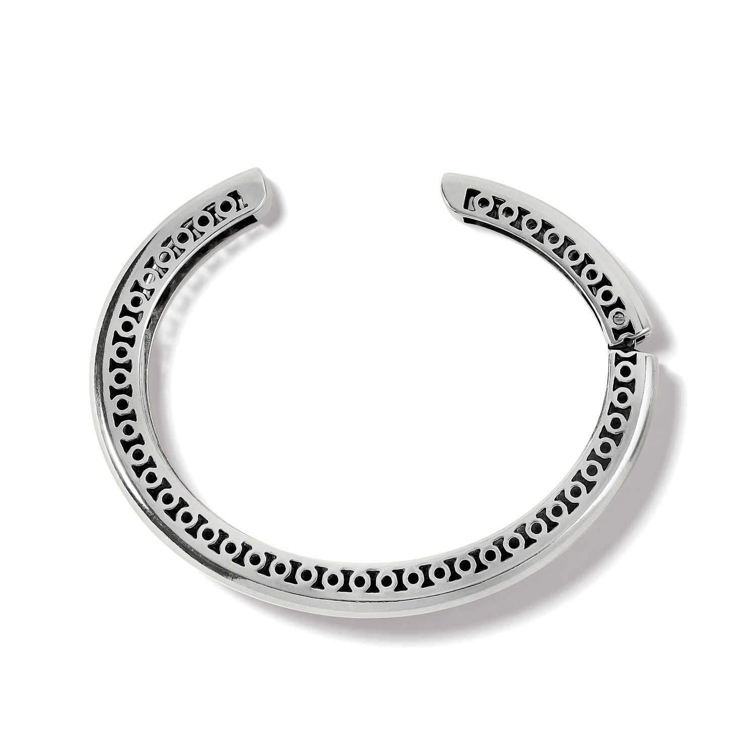 Inner Circle Double Hinged Bangle SIL