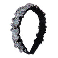 Trendy Braided Knotted Bling Pleated Headband