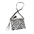 Zebra Hair Crossbody Bag Zebra Clutch Wristlet Bag
